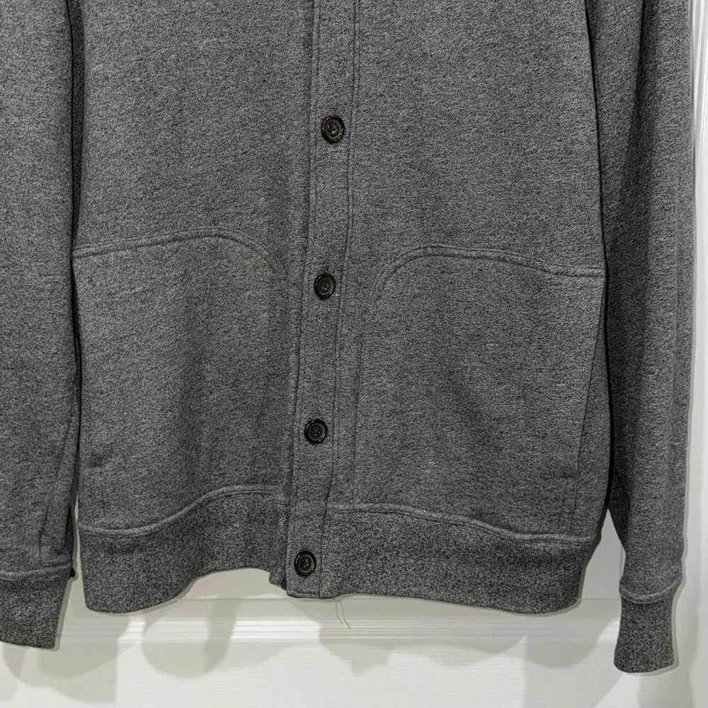 Banana Republic Charcoal Button-Up and full zip sweatshirt size large